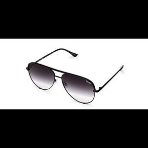 NEW! QUAY Australia High Key Black Fade Sunglasses